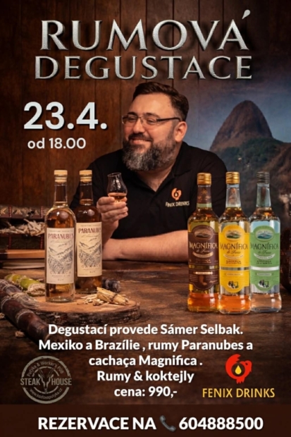 Rumová degustace v restauraci Putyka & Worker’s PUB