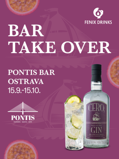 Cero2 Gin Chinola Bar Take Over v baru Pontis