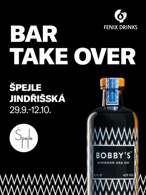 Bobby’s Gin Bar Take Over ve Špejli Jindřišská