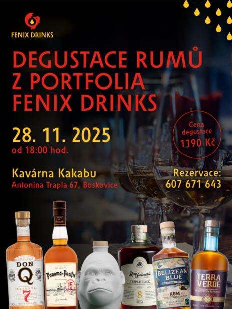 Rumová degustace v KaKaBu café v Boskovicích