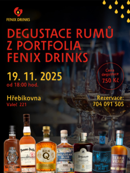 Rumová degustace v restauraci Hřebíkovna ve Valči