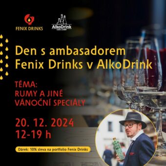 Den s ambasadorem Fenix Drinks ještě letos