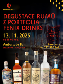 Rumová degustace v baru Ambassade v Brně