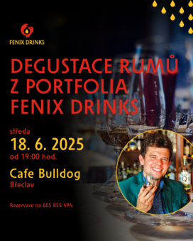 Rumová degustace v Cafe Bulldog v Břeclavi