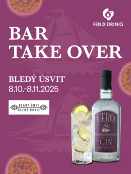 Cero2 Gin Chinola Bar Take Over v baru Bledý Úsvit