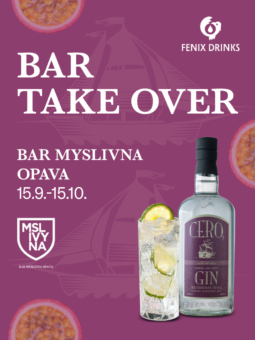 Cero2 Gin Chinola Bar Take Over v baru Myslivna
