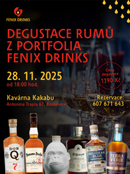 Rumová degustace v KaKaBu café v Boskovicích